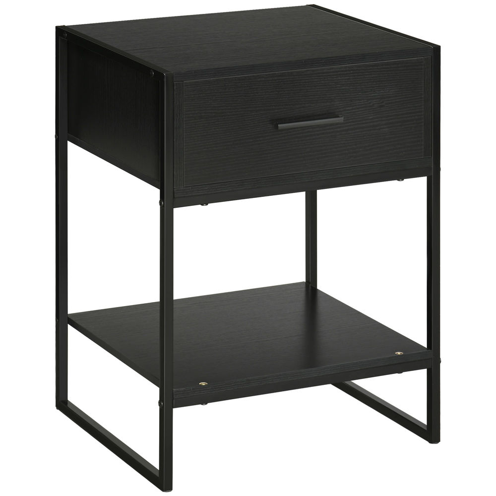 Mesilla de noche 45x40x60 cm Homcom, hogar - muebles de dormitorio