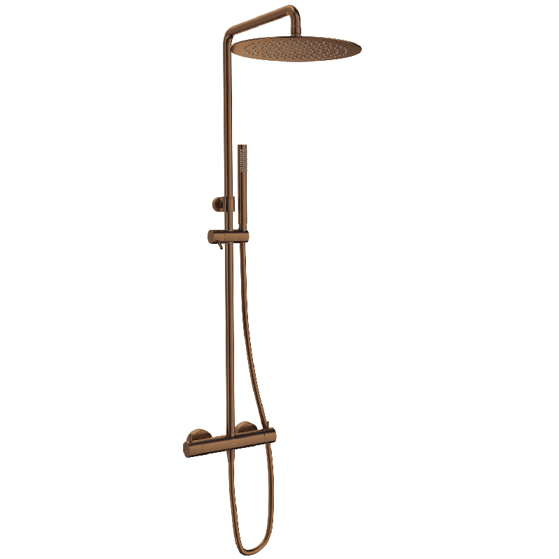 Columna ducha termostática loop cromado