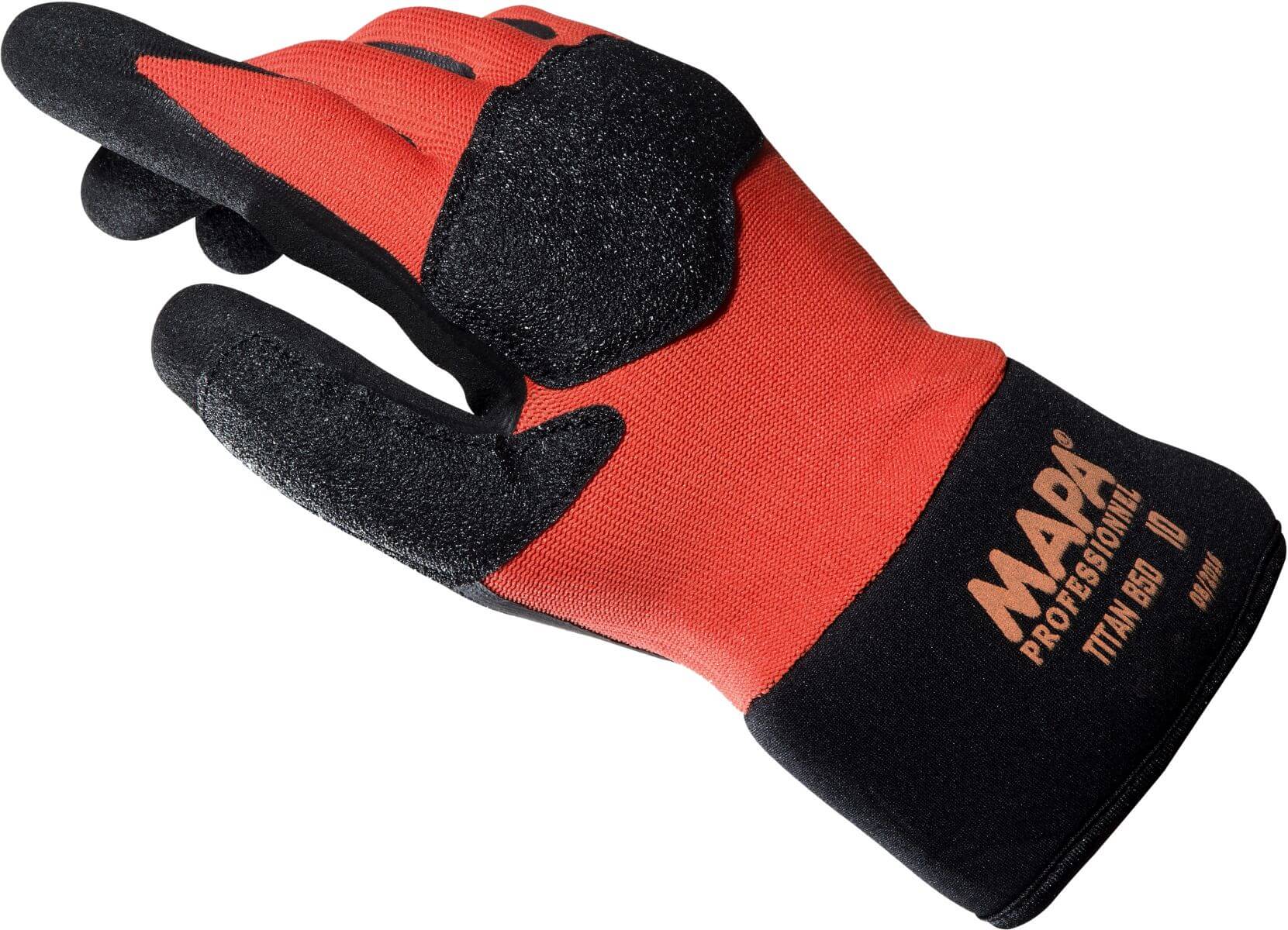 Guante nitrilo textil Titan 850 T - 8