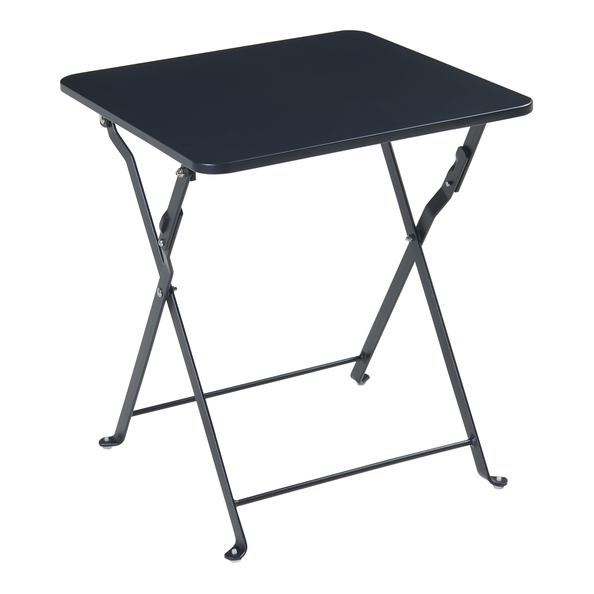 Mesa plegable vegårshei acero 45x40x40 cm - negro [en.casa]