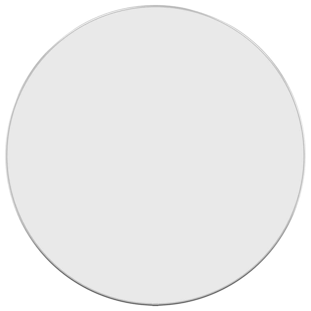 vidaXL espejo de pared redondo plateado ø 60 cm