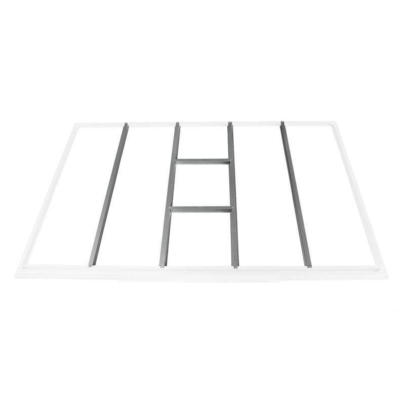 Duramax - estructura de suelo para caseta - metal - gris - 8 x 6