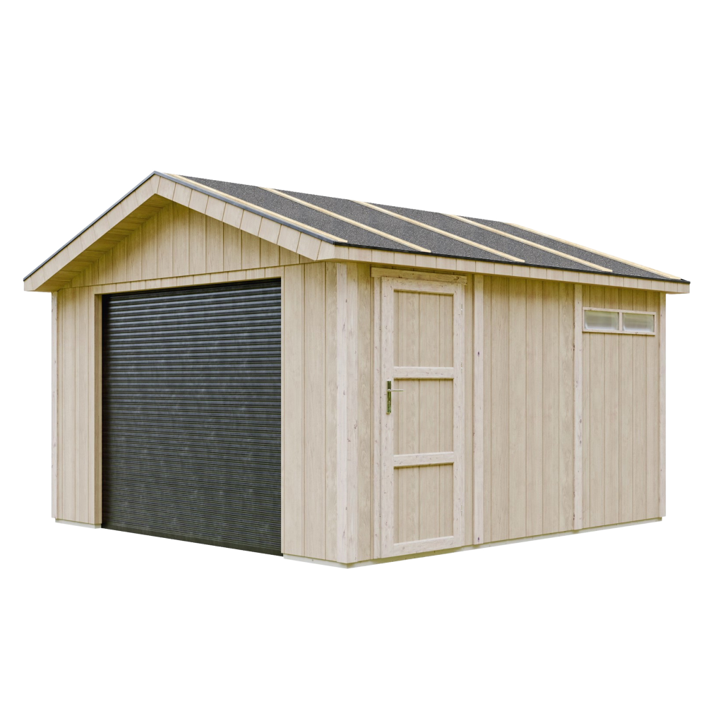 Garaje de calidad premium 13 m²- l378xl412 cm - Timbela m990b