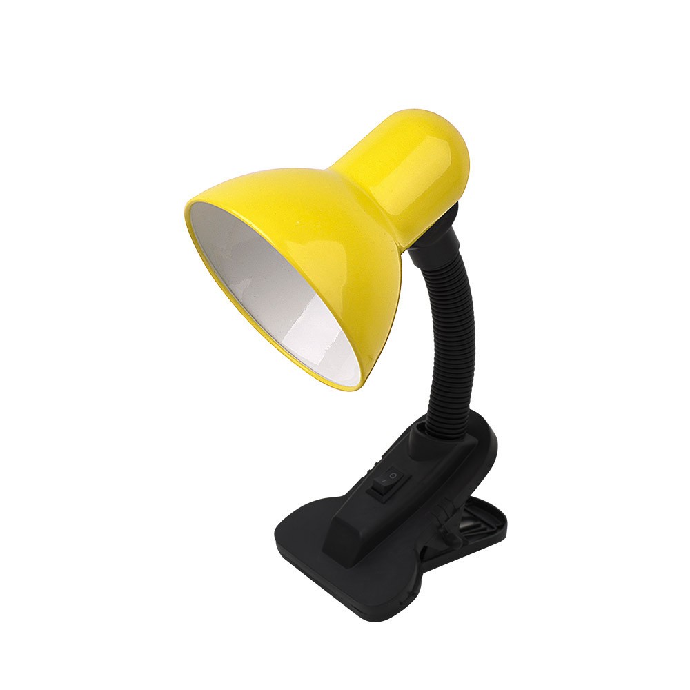 Flexos yezco E27 amarillo pinza orientable 26x11,5x12cm