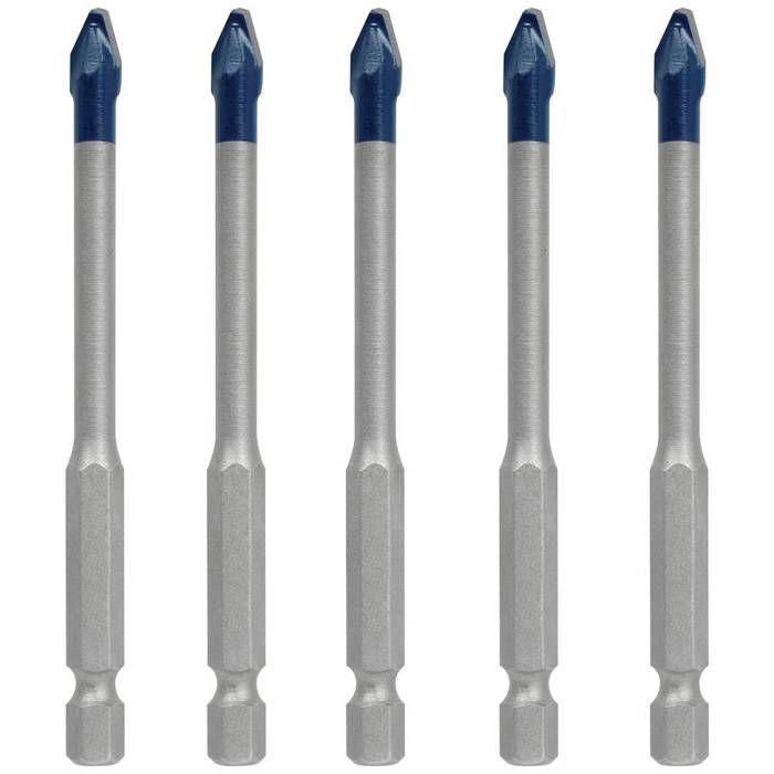 Broca Bosch roofer expert hard ceramic hex-9 ø 6 mm - 5 piezas - 2608900599