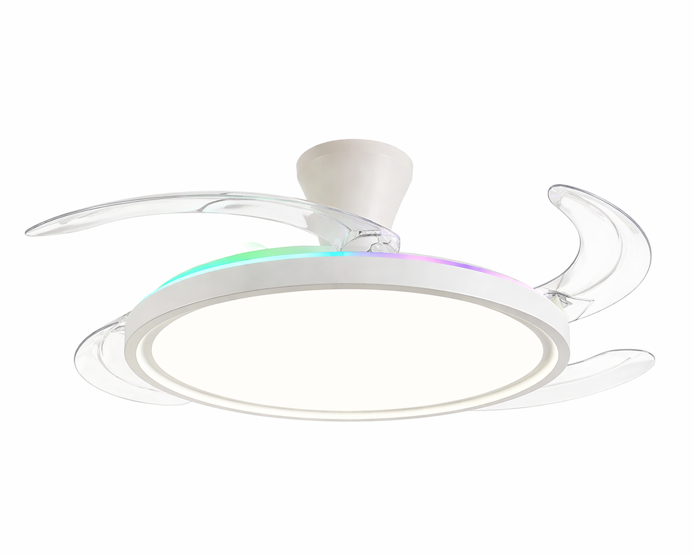 Dupi ventilador de techo con luz LED cosmos rgb | blanco