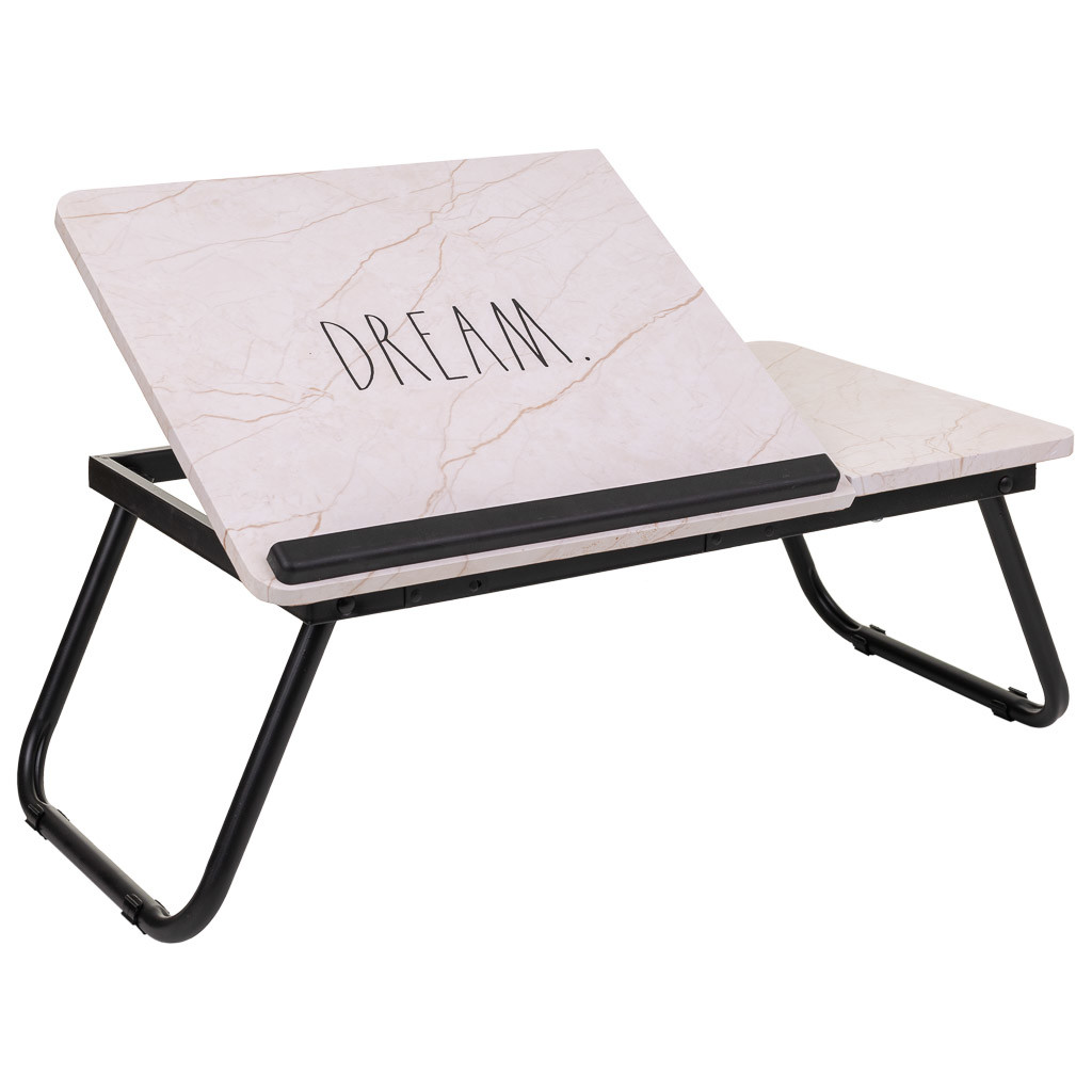 Mesa escritorio plegable blanca 61x35.5x20
