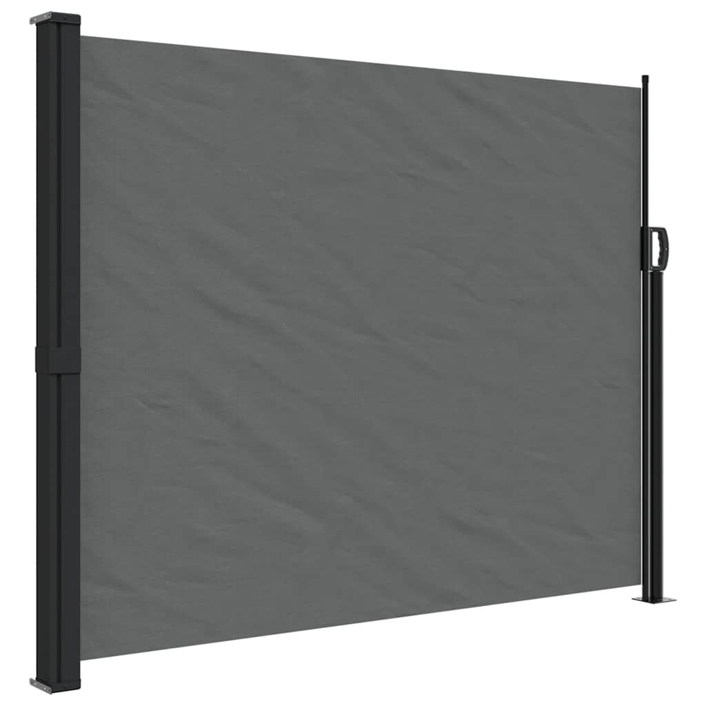 vidaXL toldo lateral retráctil antracita 160x300 cm