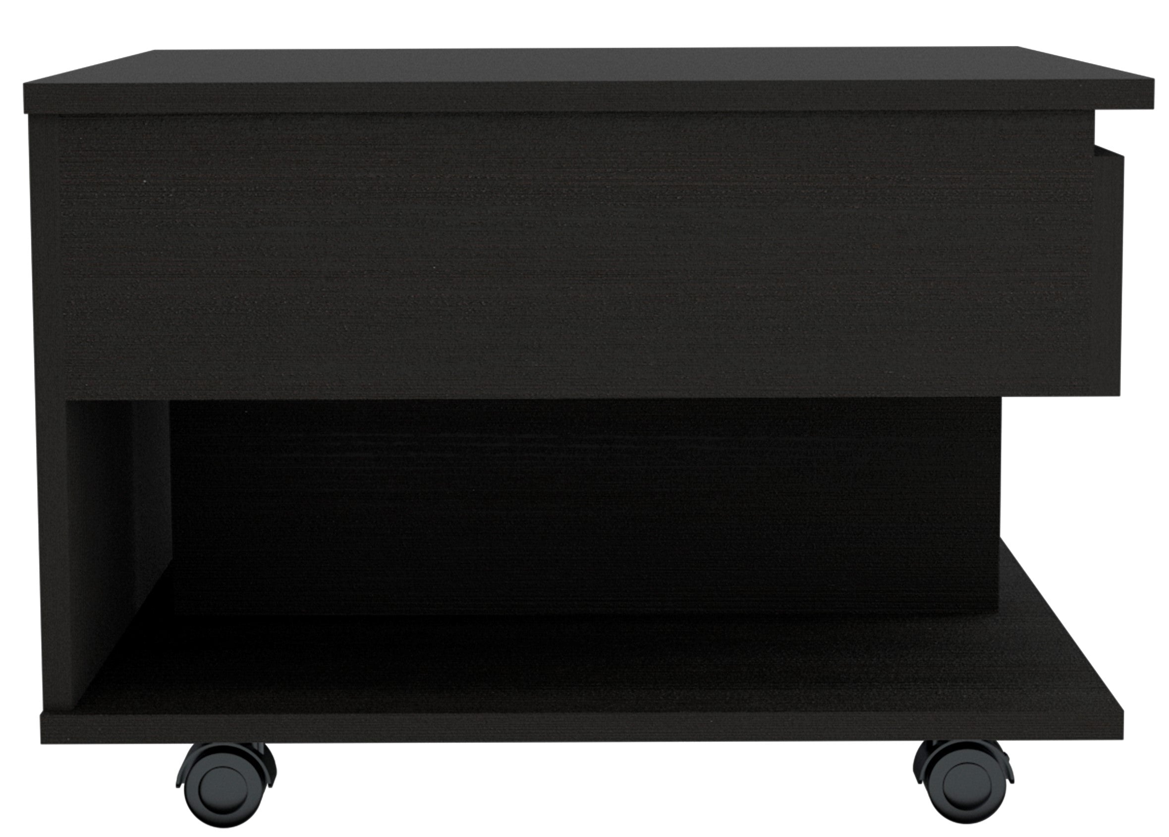 Mesa de Centro Luanda Elevable con Compartimento Inferior, 39,1×55×50 cm