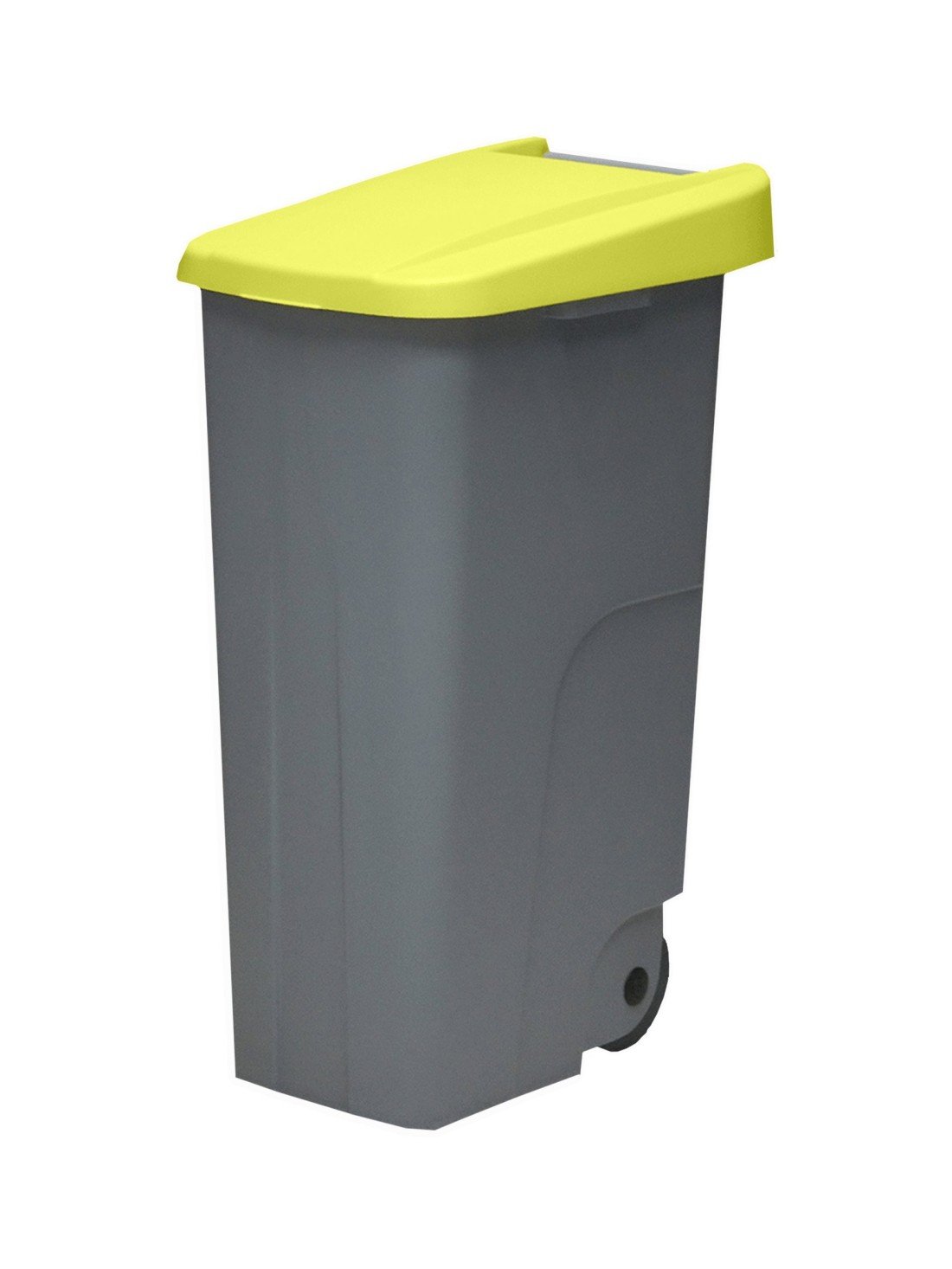 110 l - tapa cerrada | amarillo | contenedor de basura denox 65, 85 y 110