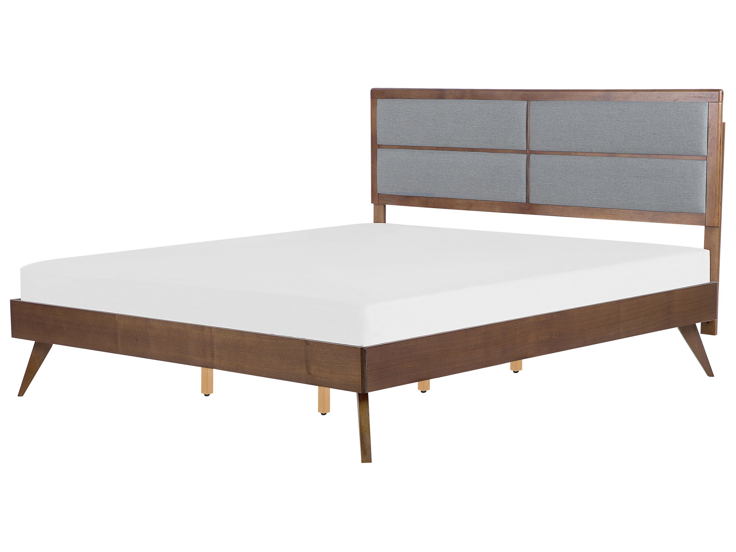 Cama poissy 180 x 200 cm fresno oscuro