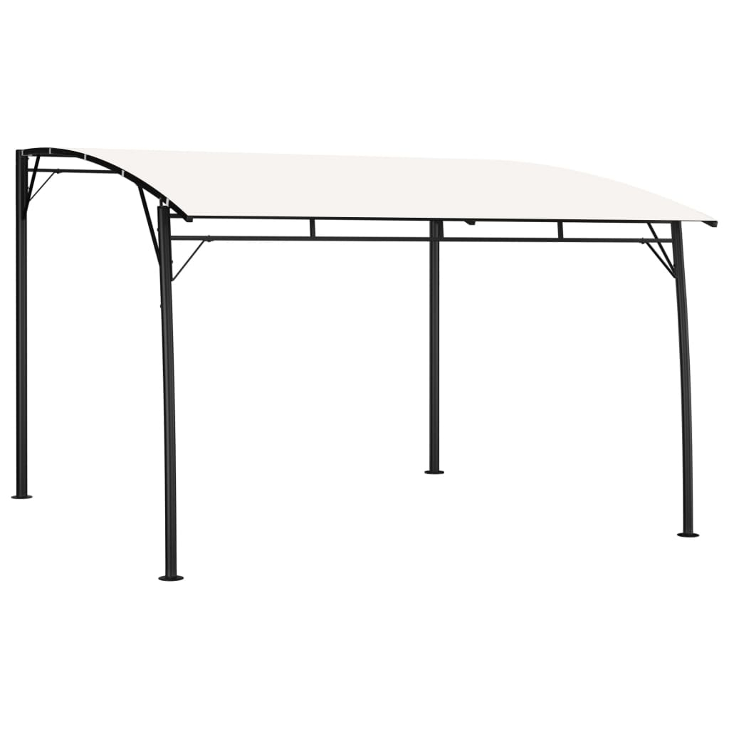 vidaXL toldo parasol de jardín color crema 3x3x2,55 m
