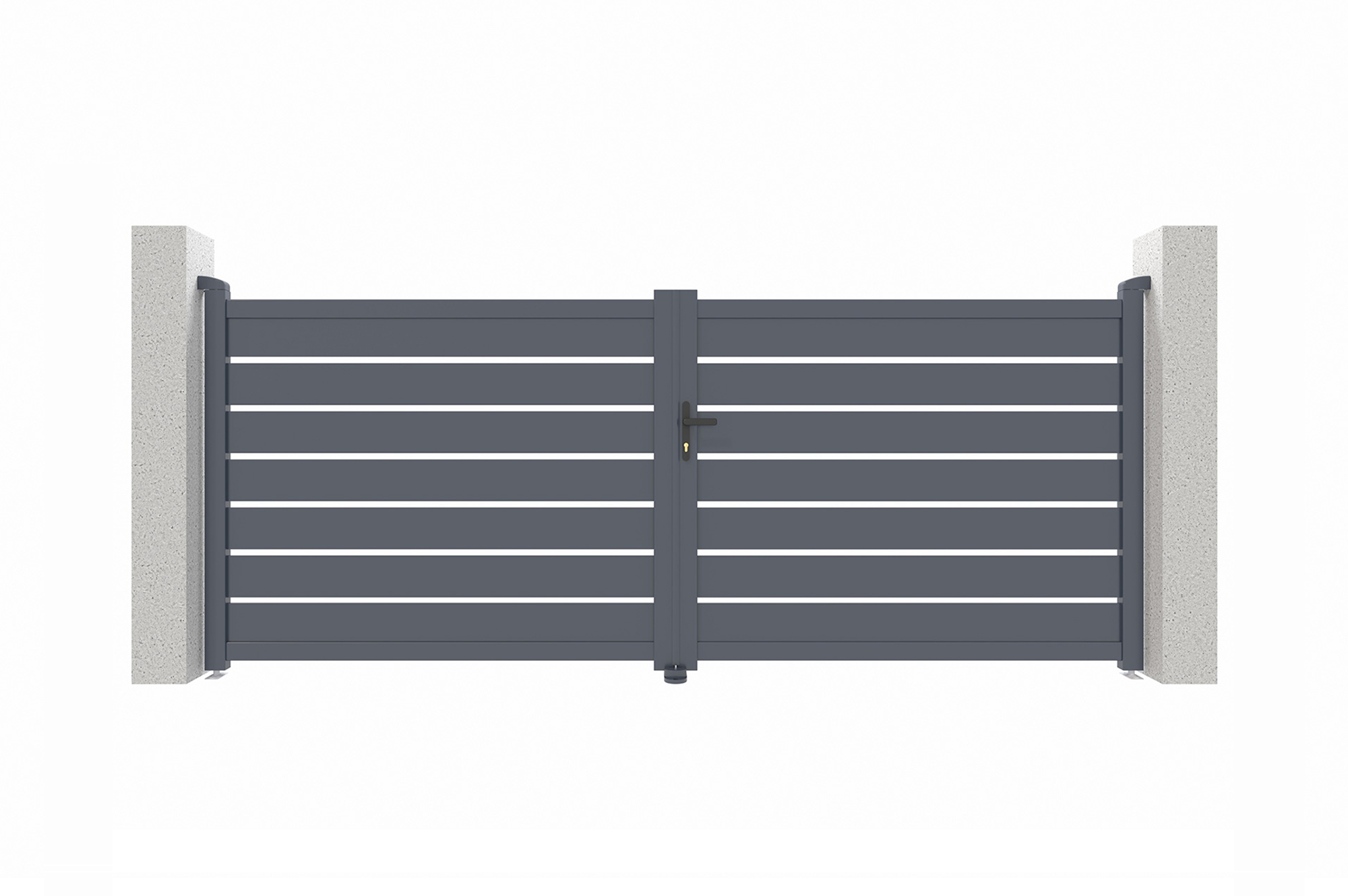 Pack puerta automática batiente vogel 3,5m h.140cm + motor tanker b700