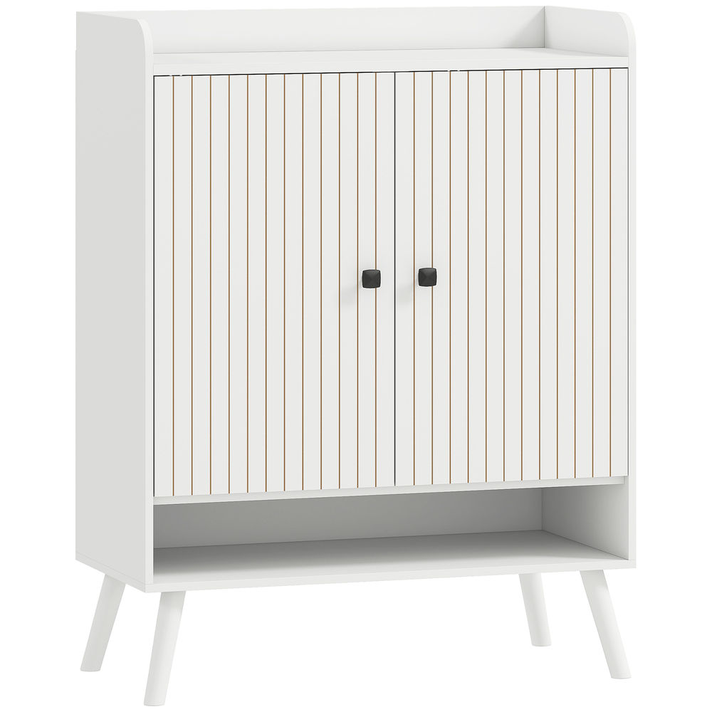 Zapatero 75x35x97 cm color blanco Homcom, hogar - muebles de recibidor