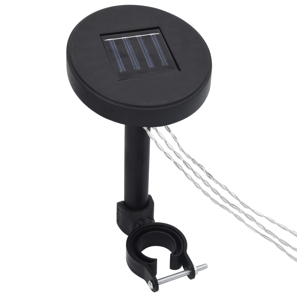 vidaXL cadena de luces para cenador con panel solar