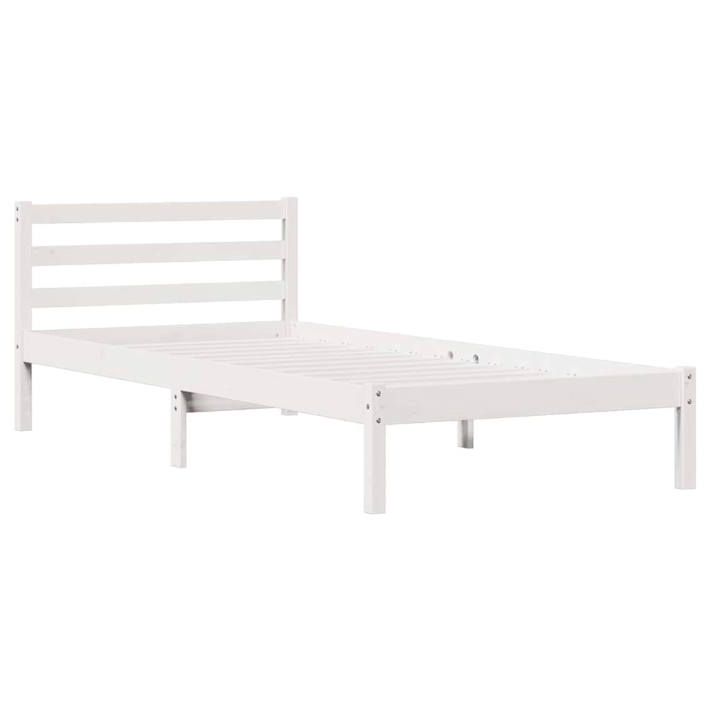vidaXL marco de cama 210 x 80 cm madera maciza de pino