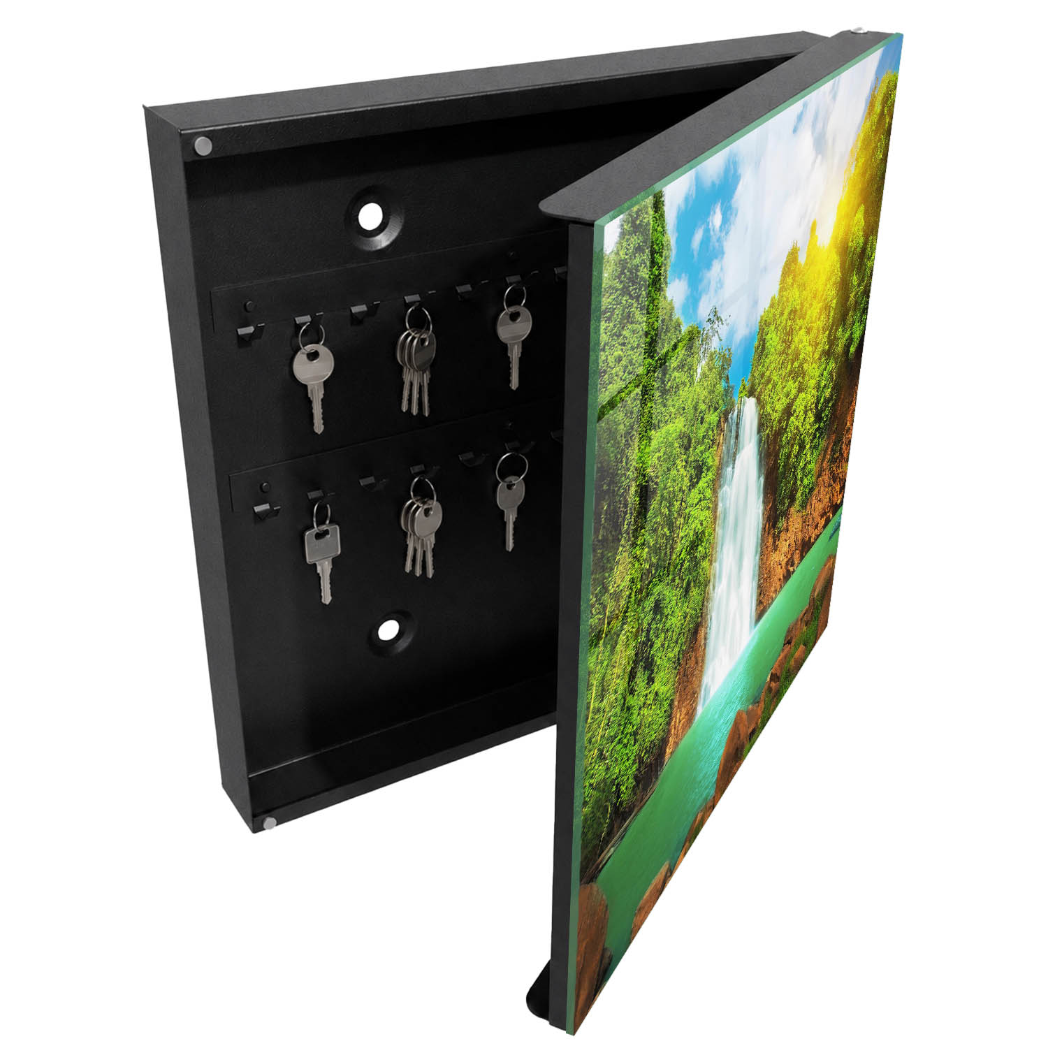 Caja para llaves diseño 30x30x5, apertura derecha tulup