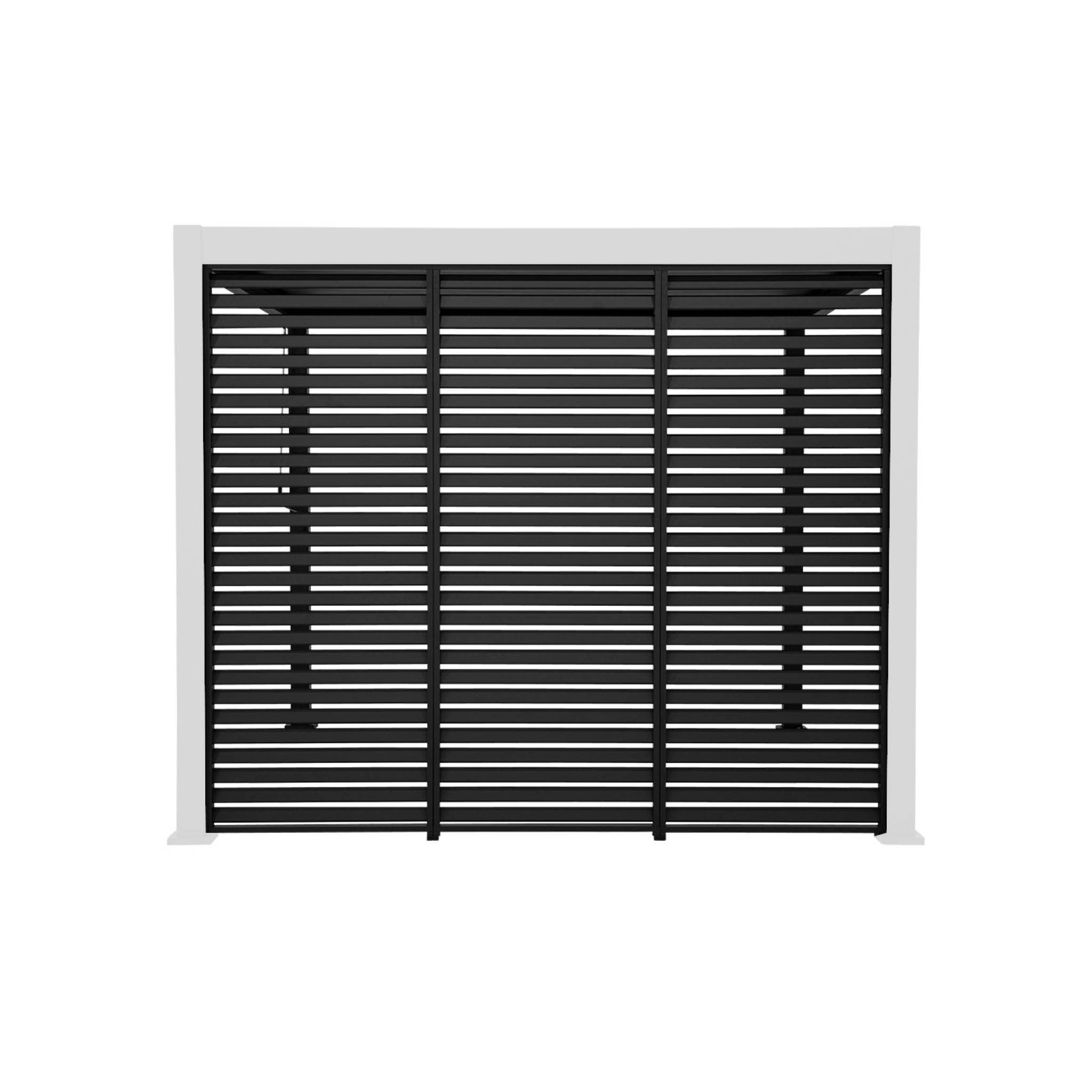 Conjunto de 3 persianas de 1m para pérgola bioclimática, 3x3m v2 4x3m 6x3m
