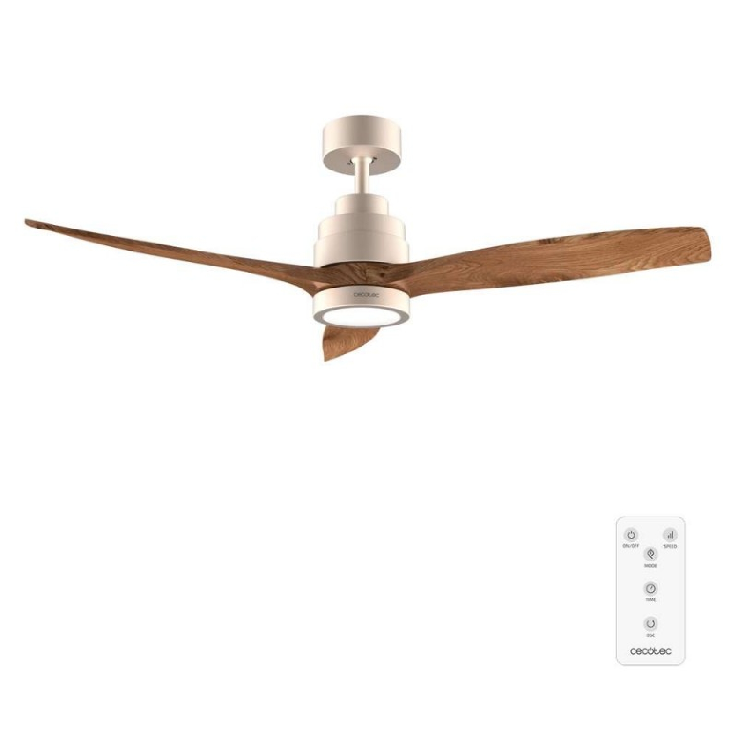 Cecotec - ventilador de techo con luz energysilence aero 5295 goldblack - 3