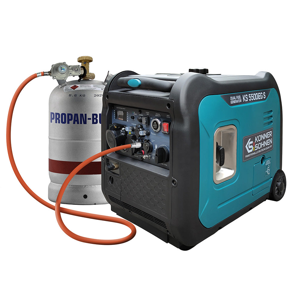 Generador inverter híbrido de gas/gasolina Könner & Söhnen KS 5500iEG S
