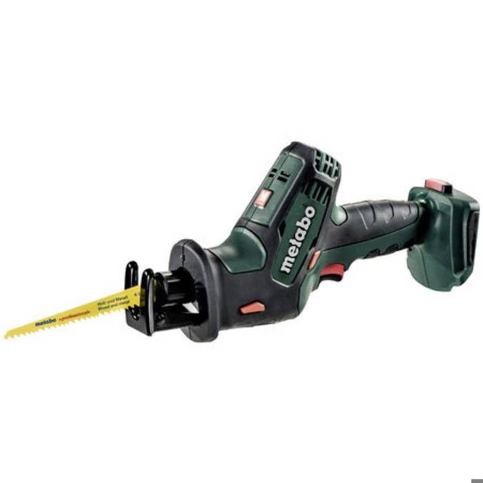 Sierra sable inalámbrica - metabo - sse 18 ltx compact - 18 v - metabox 145