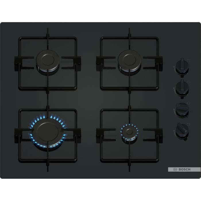 Placa de cocción a gas - Bosch serie 2 - 4 fuegos - 52 x 59 x 5,4 cm - pop6