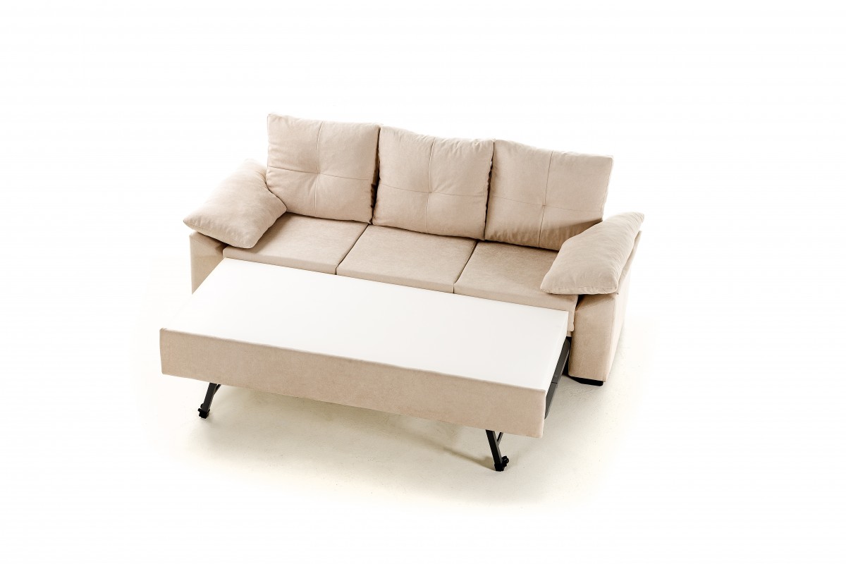 Sofa cama chaise longue reversible panama gris