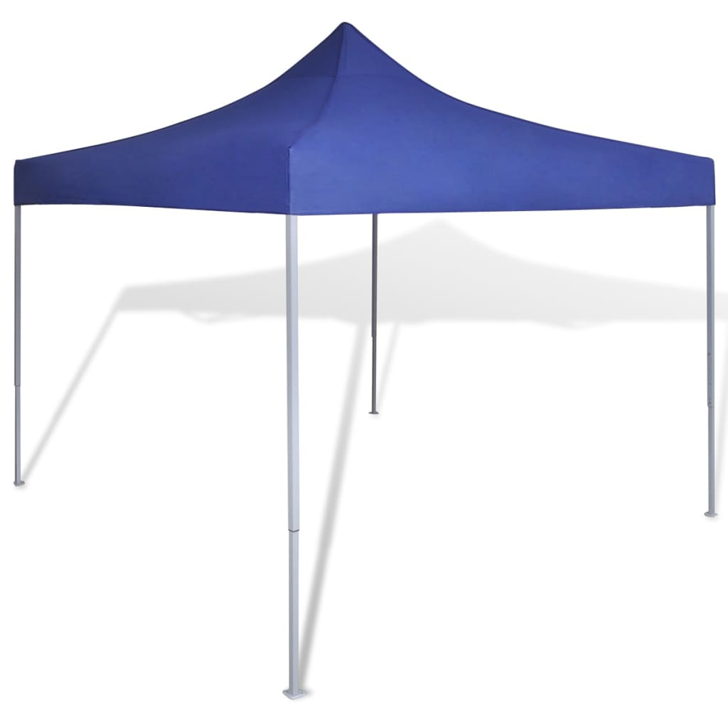 vidaXL cenador plegable azul 3x3 m