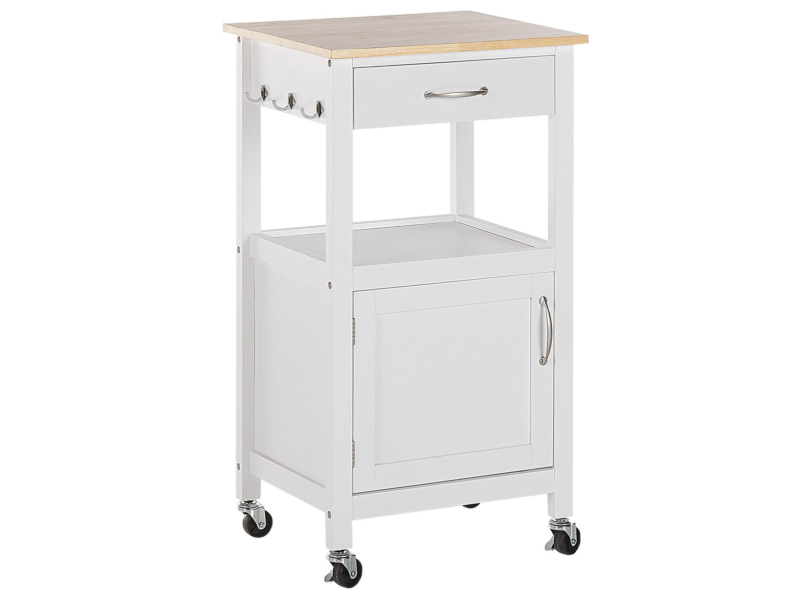 Carrito de cocina siena blanco