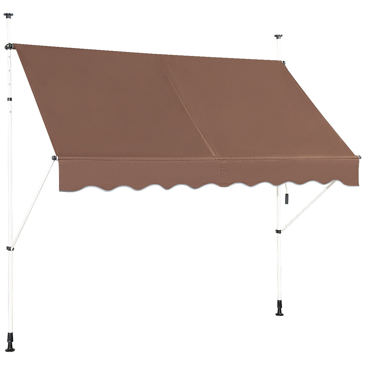 Toldo retráctil 200 x 300 cm regulable en altura