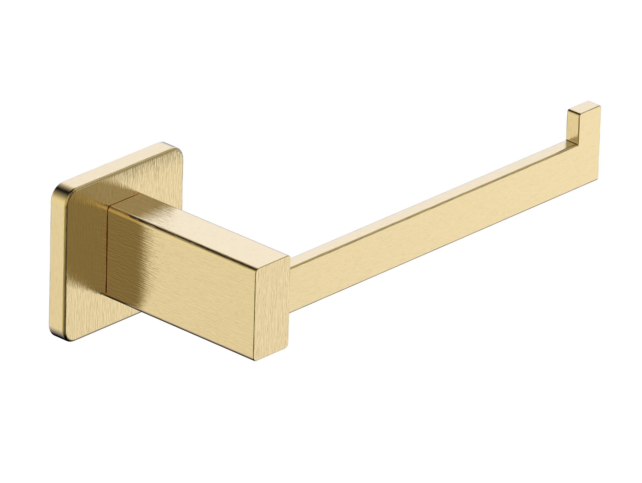 Imex - portarrollos adhesivo papel higienico dorado acero inoxidable