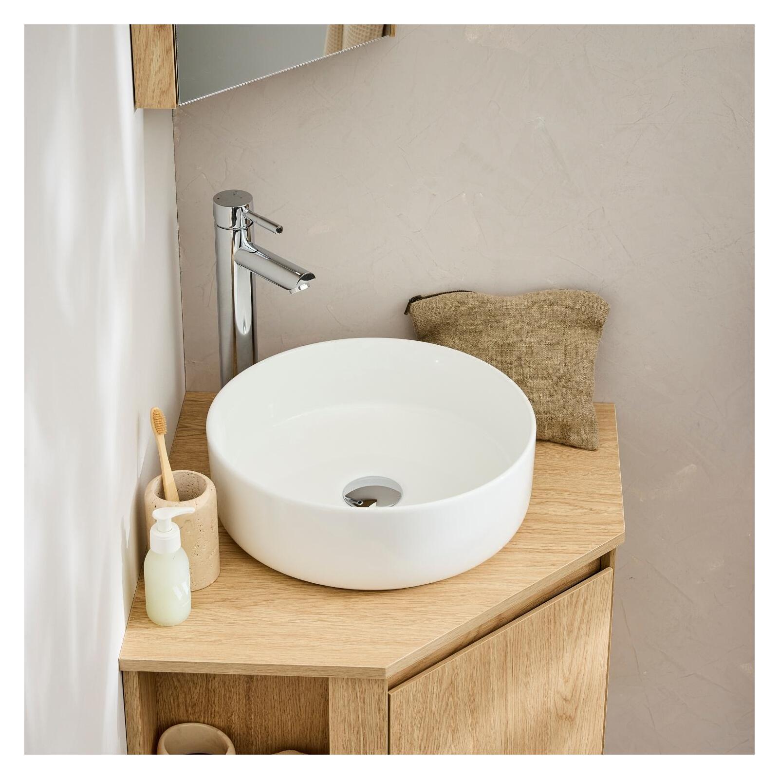 Lavabo redondo diego 36x36cm