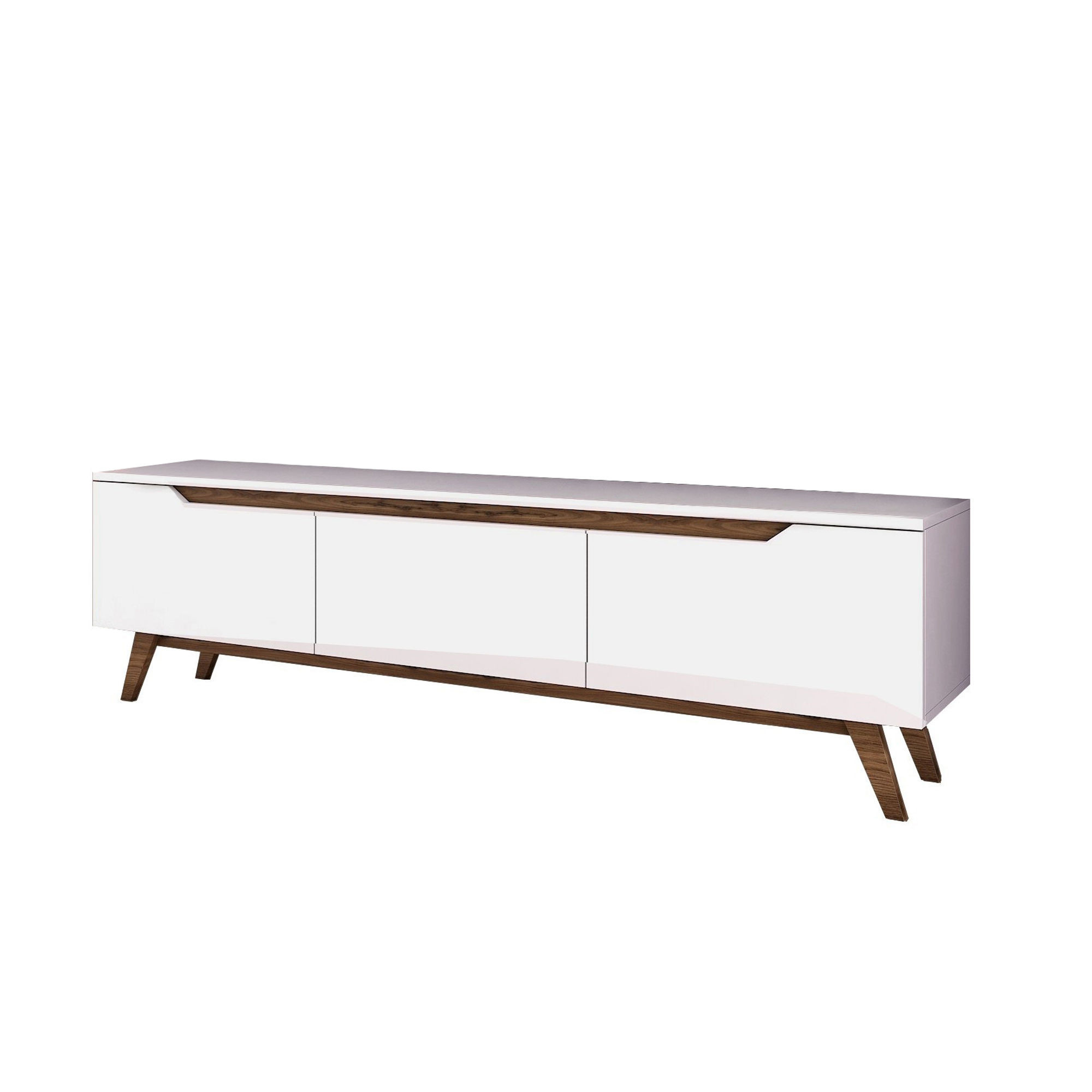 Mueble para la tele de madera <<digi>> - 180 x 35 x 48 cm - marrón