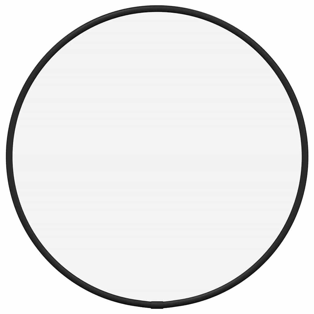 vidaXL espejo de pared redondo negro ø 30 cm