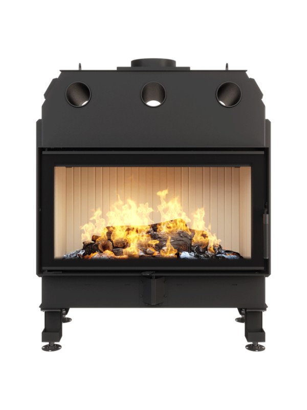 Chimenea insertable de leña - energy 90x50 (19,0 kw) eco
