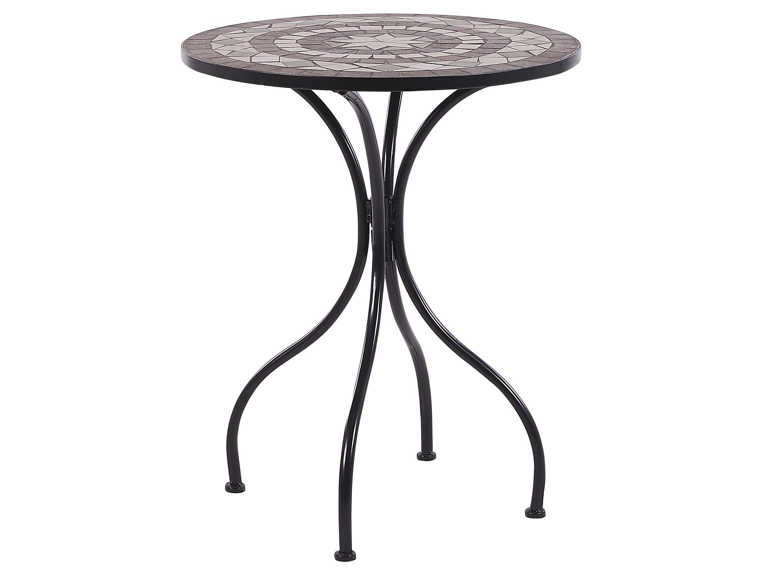 Mesa de balcón cariati 60 cm 60 cm negro