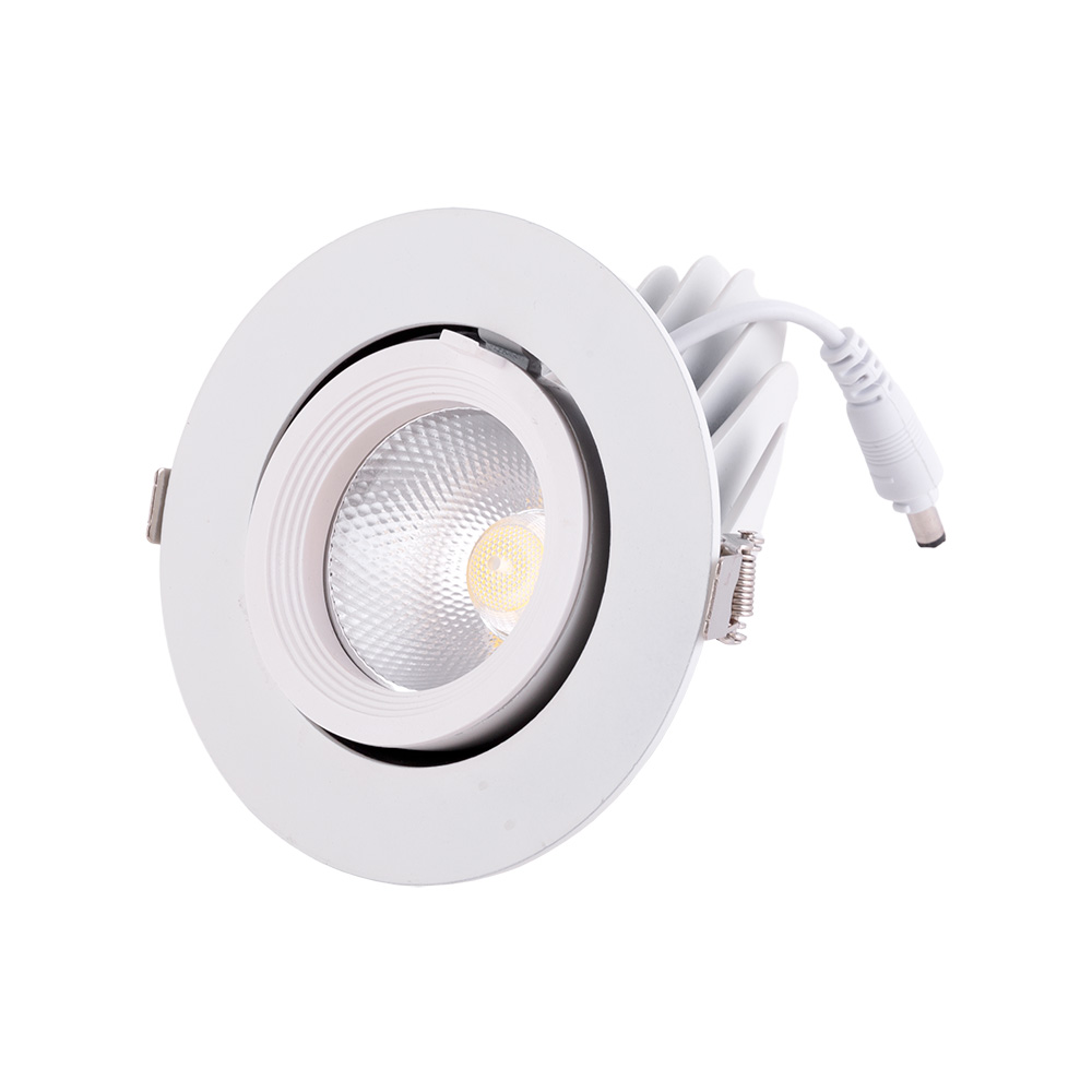 Foco downlight LED 20w 3000lm 4000ºk circular ajustável 40.000h [ho-cob-c