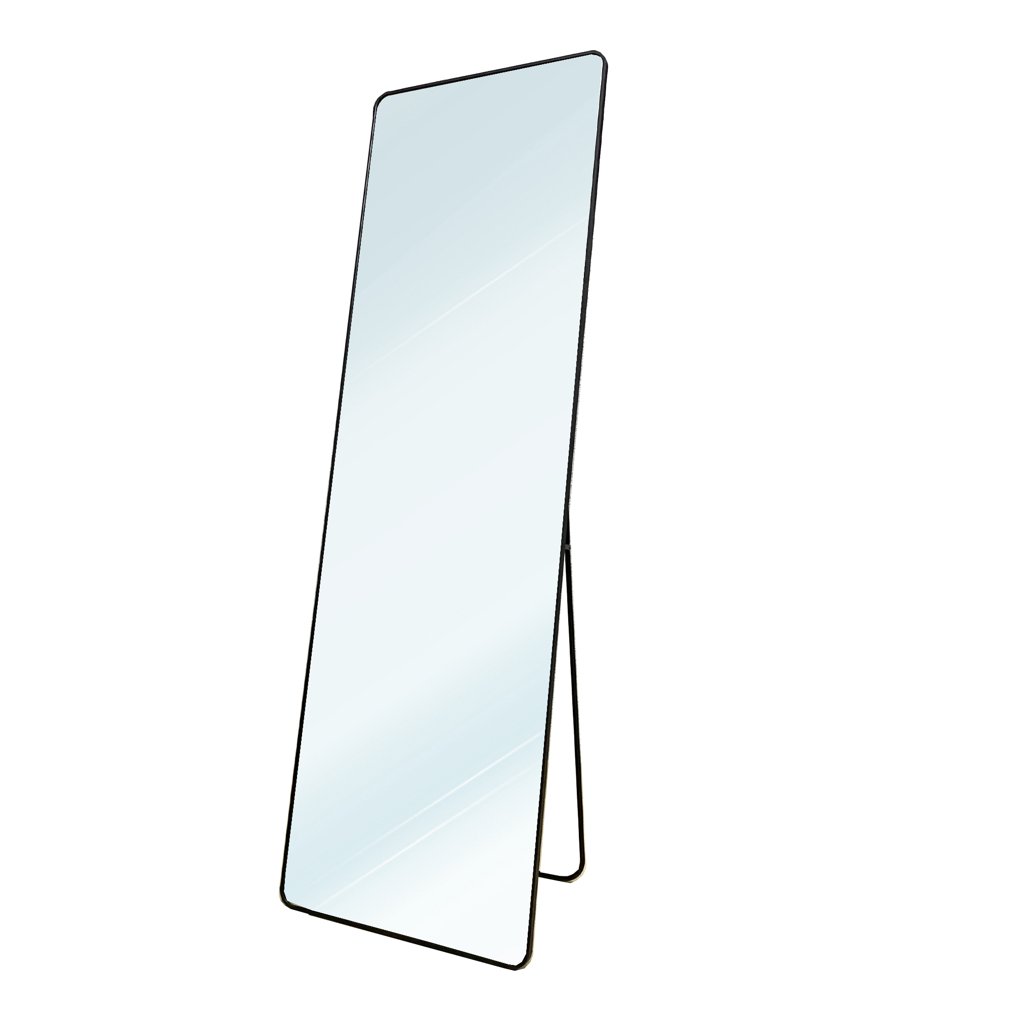 Espejo de pie metálico metal square edge max 160x50 |cuerpo entero