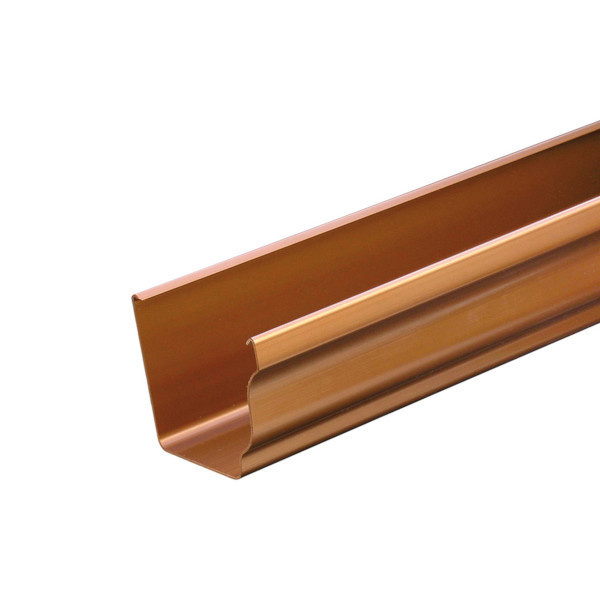Canalón cornisa de pvc cobre 2 m 120 mm