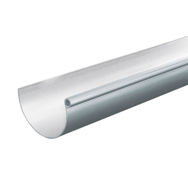 Canalón de pvc curvo gris 125 mm