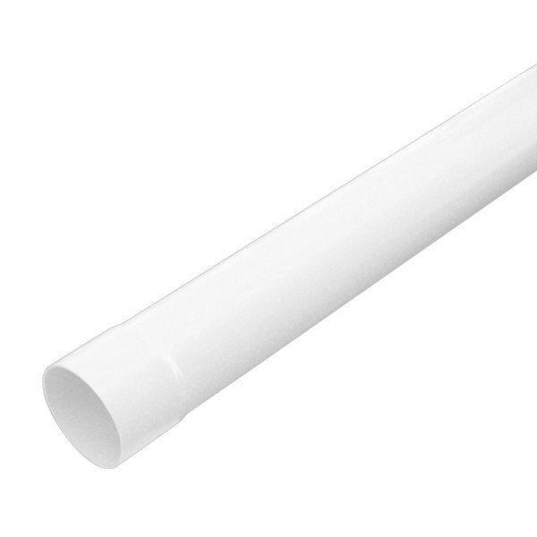 Tubo bajante de pvc 80 mm blanco