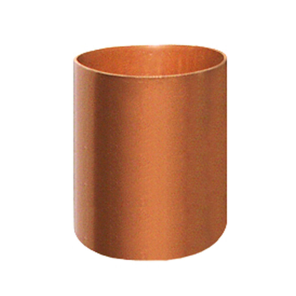 Manguito para bajante pvc color cobre 80 mm