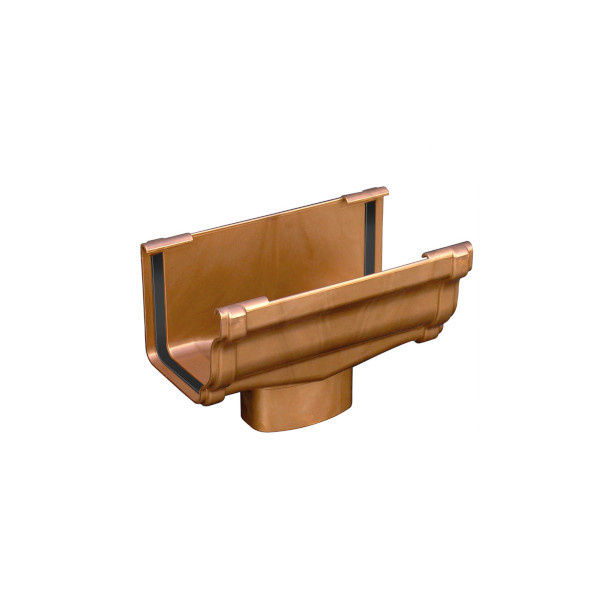 Bajada para canalón cornisa de pvc cobre