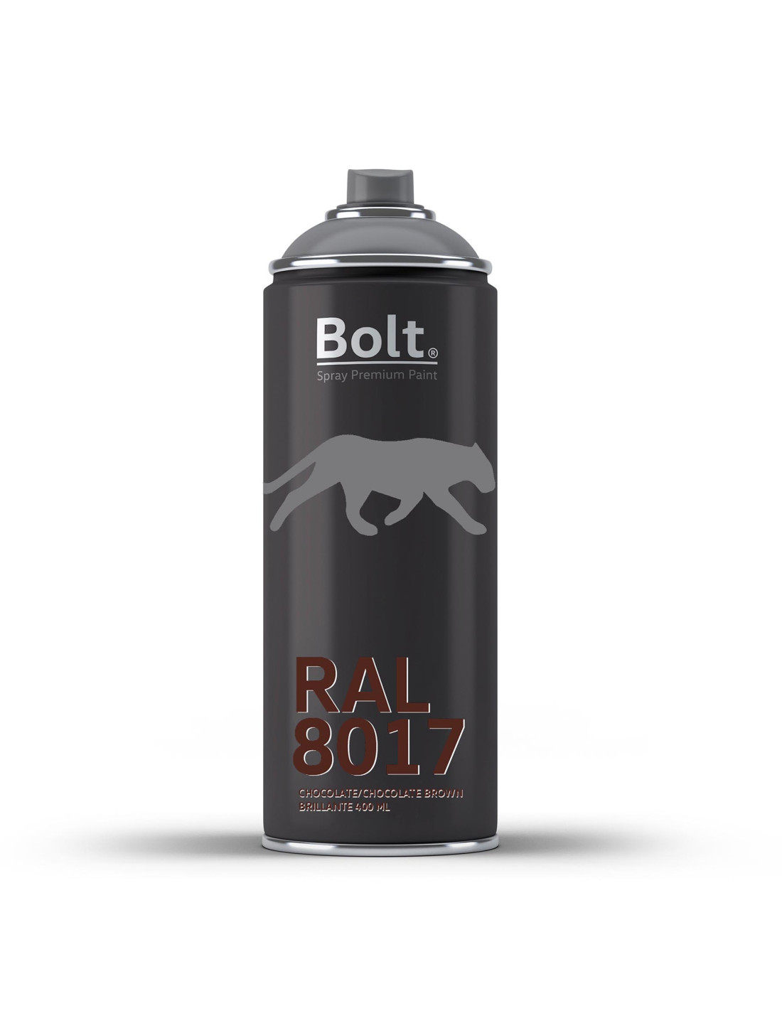 Spray bolt premium acrilico brillante ral 400 ml (ral 8017 chocolate)