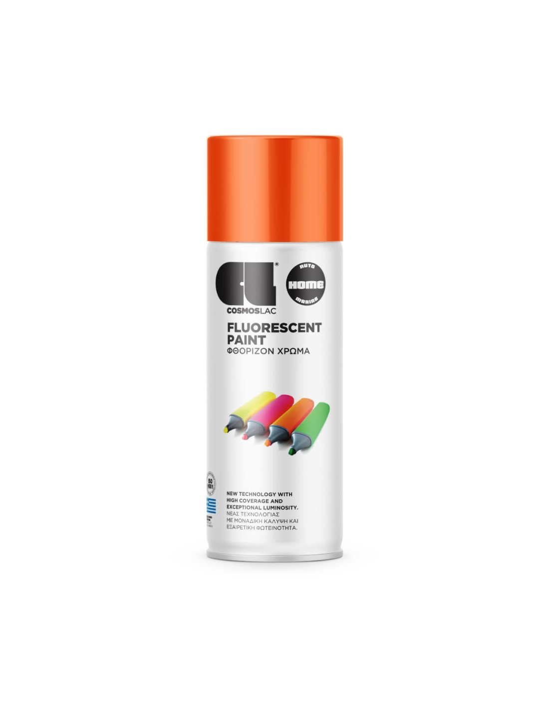 Spray pintura fluorescente naranja n491 400 ml