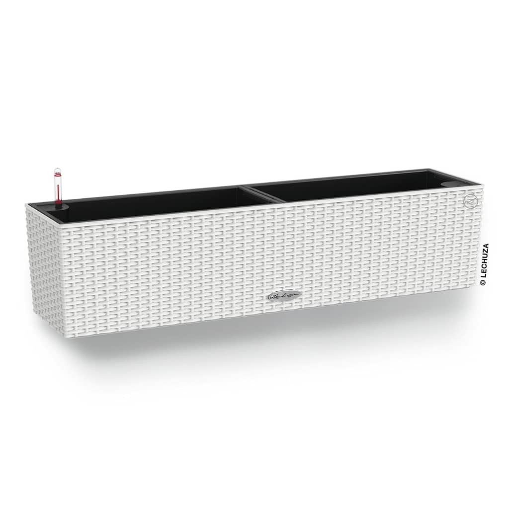 Lechuza jardinera balconera cottage 80 all-in-one blanco