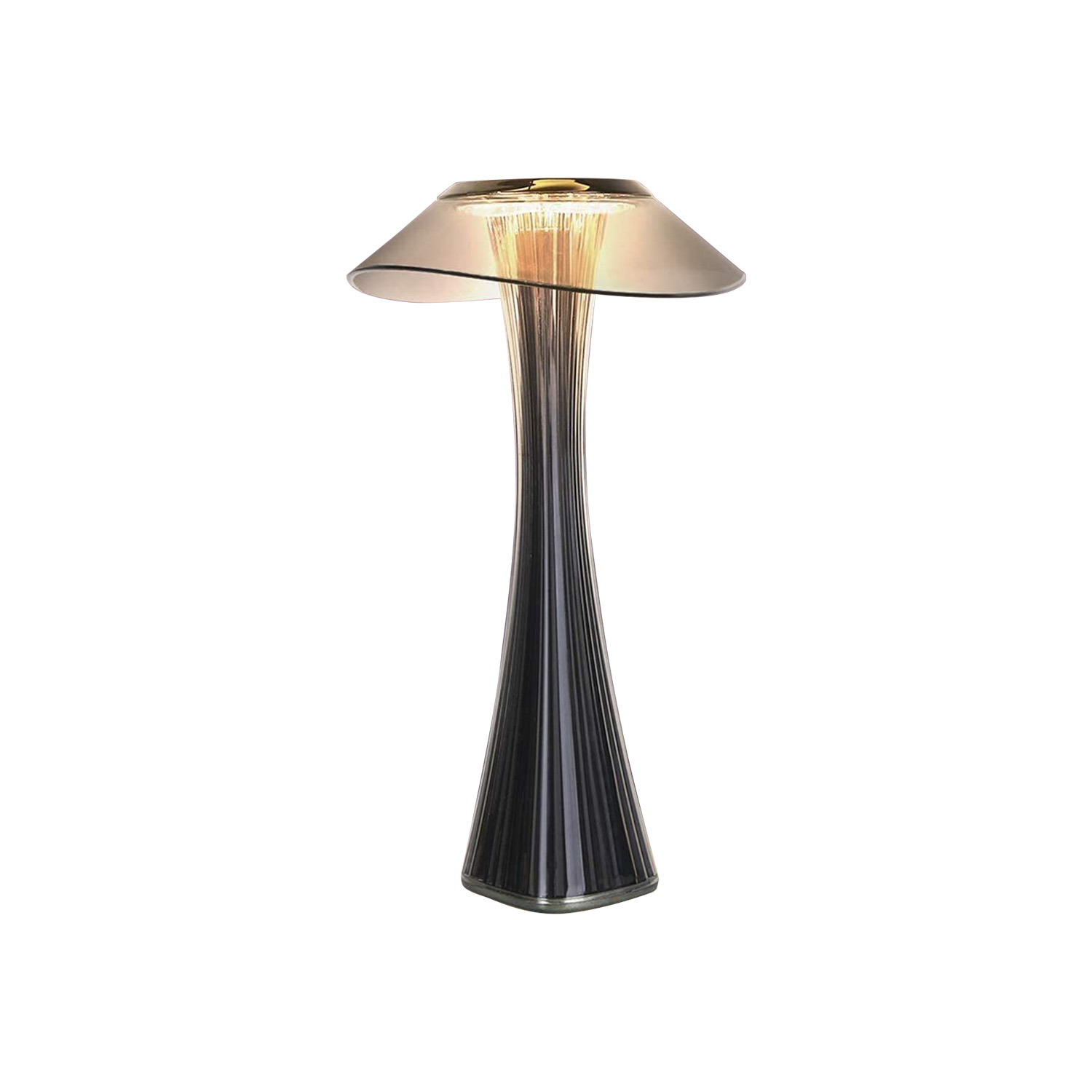 Nettlife lámpara de mesa gris LED 15.1x15.1