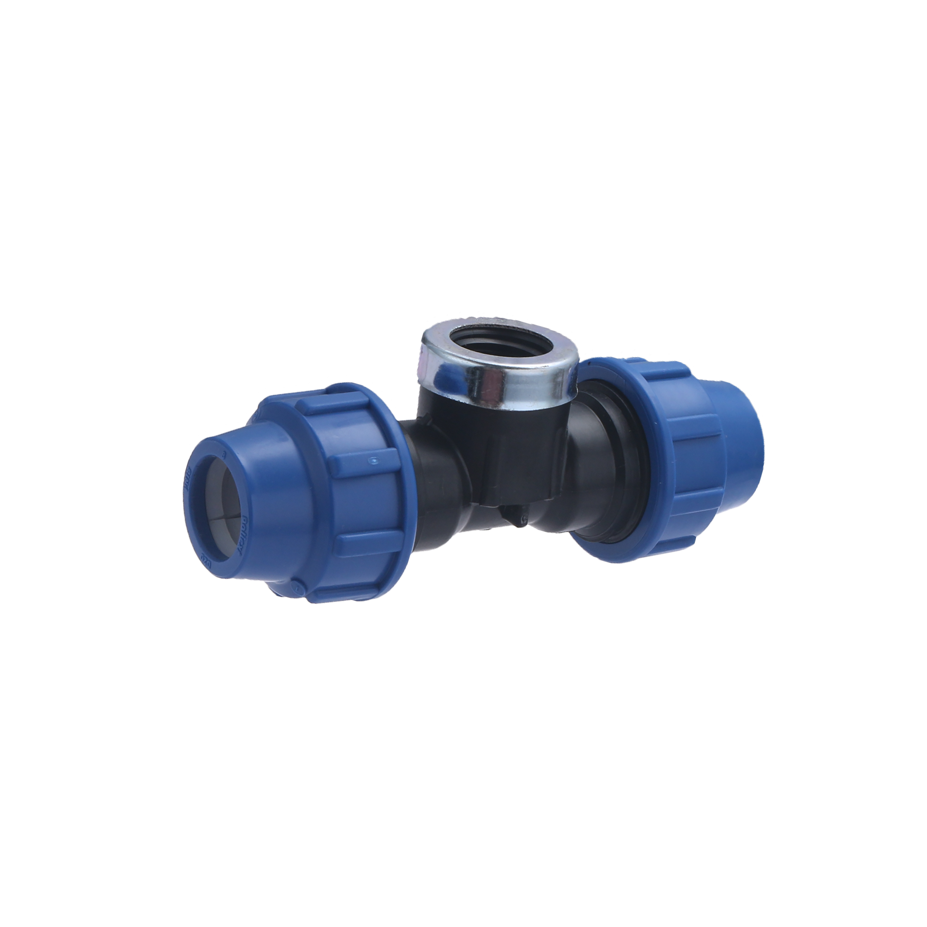 Conector pe té ø20 - hembra en el centro (1/2)