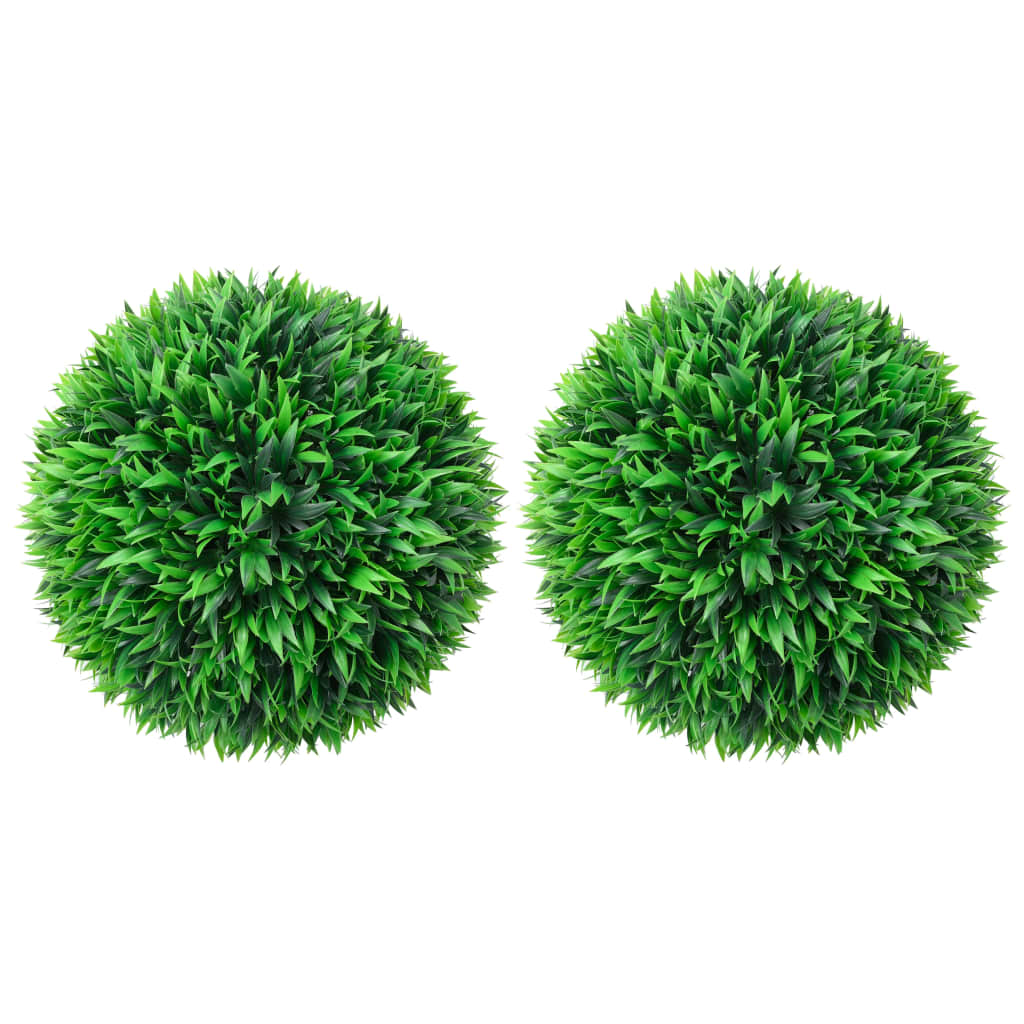 Bolas de boj artificial 2 unidades 38 cm eerf3403
