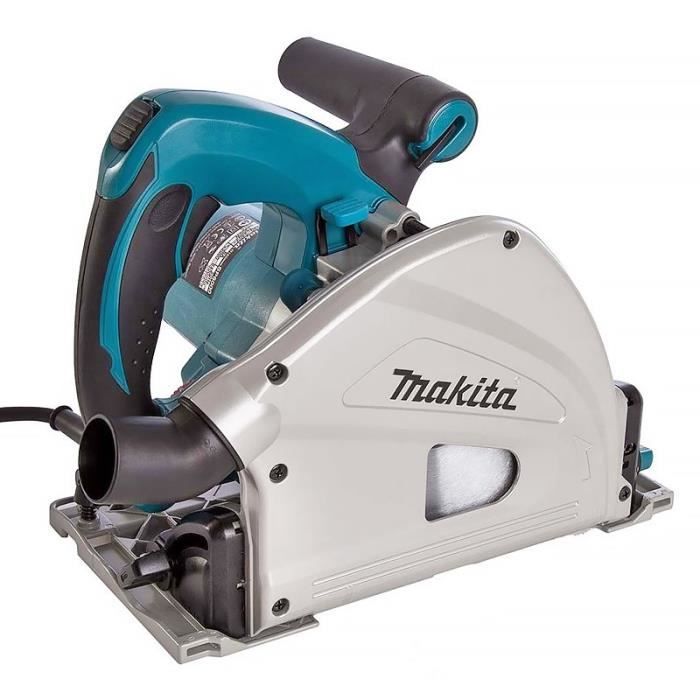 Sierra circular plongeante Makita 1300w + guía 1400 mm